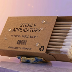 Cotton-Tipped Wood Applicators 10 Pack