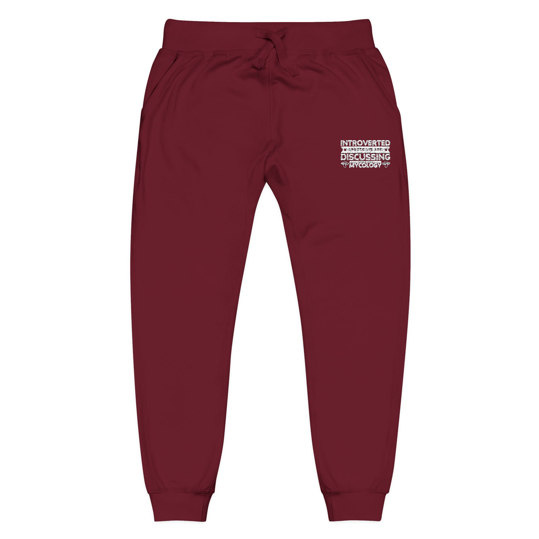 Embroidered Introverted — Cozy MK Fleece Joggers - Image 43