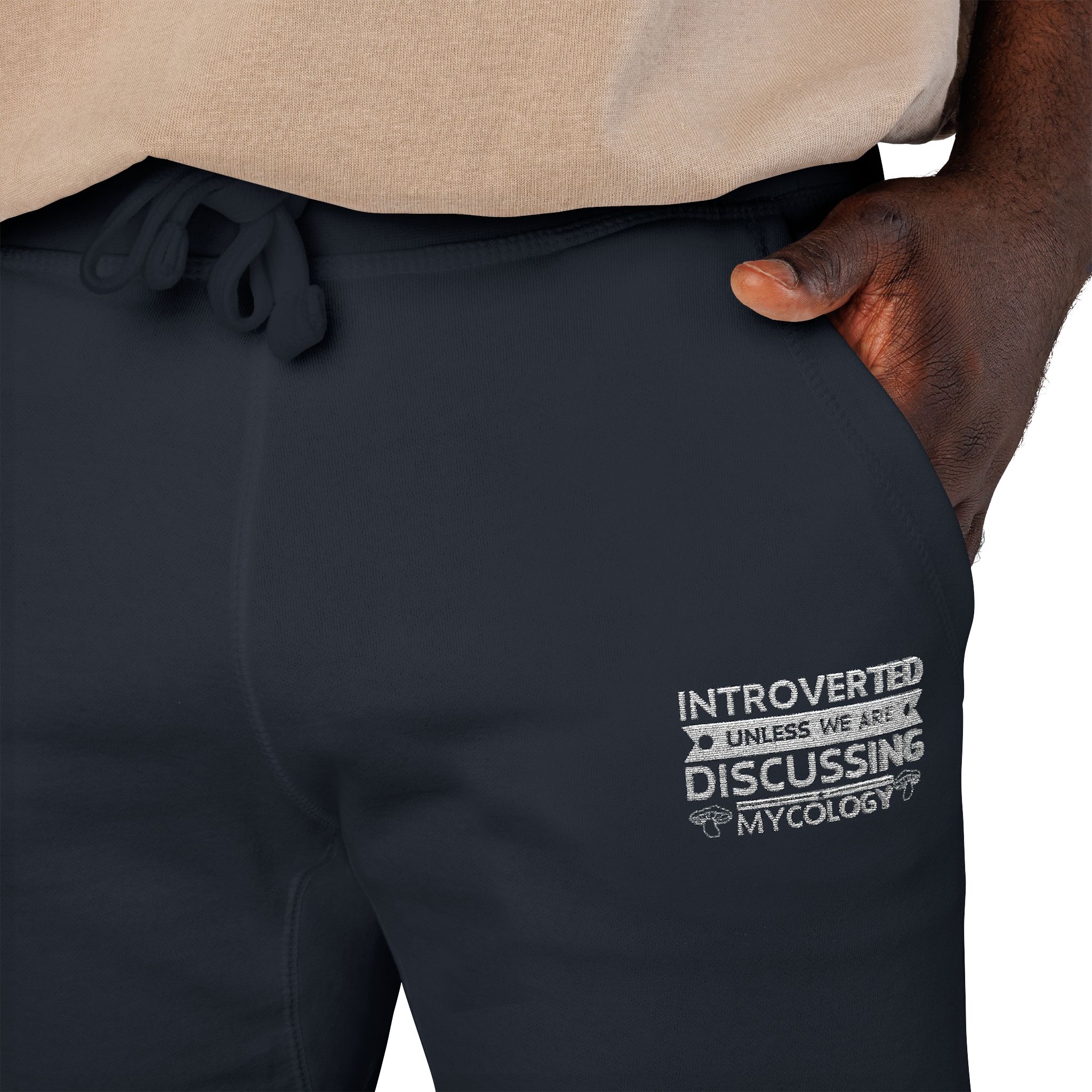 Embroidered Introverted — Cozy MK Fleece Joggers - Image 30
