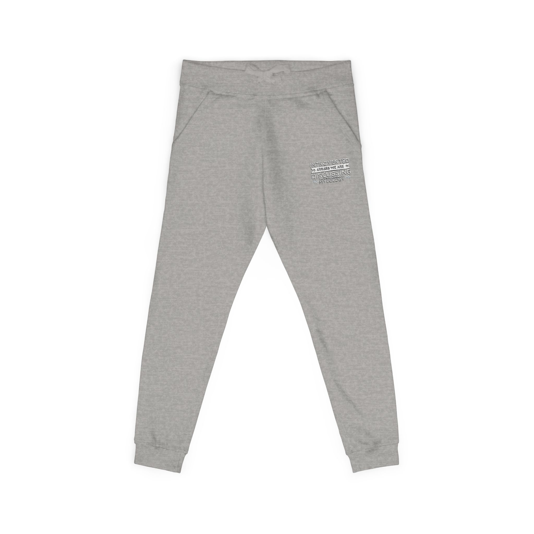 Embroidered Introverted — Cozy MK Fleece Joggers - Image 20