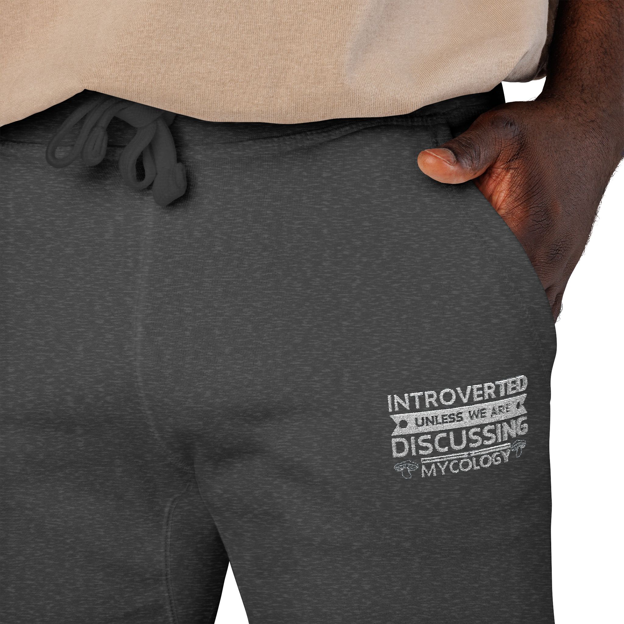 Embroidered Introverted — Cozy MK Fleece Joggers - Image 38