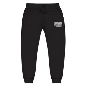 Embroidered Introverted — Cozy MK Fleece Joggers