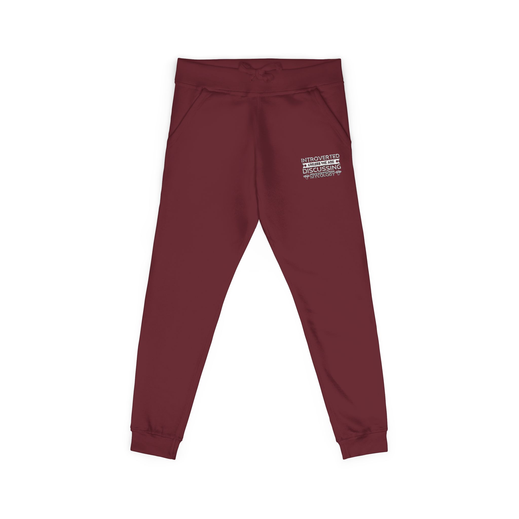 Embroidered Introverted — Cozy MK Fleece Joggers - Image 45
