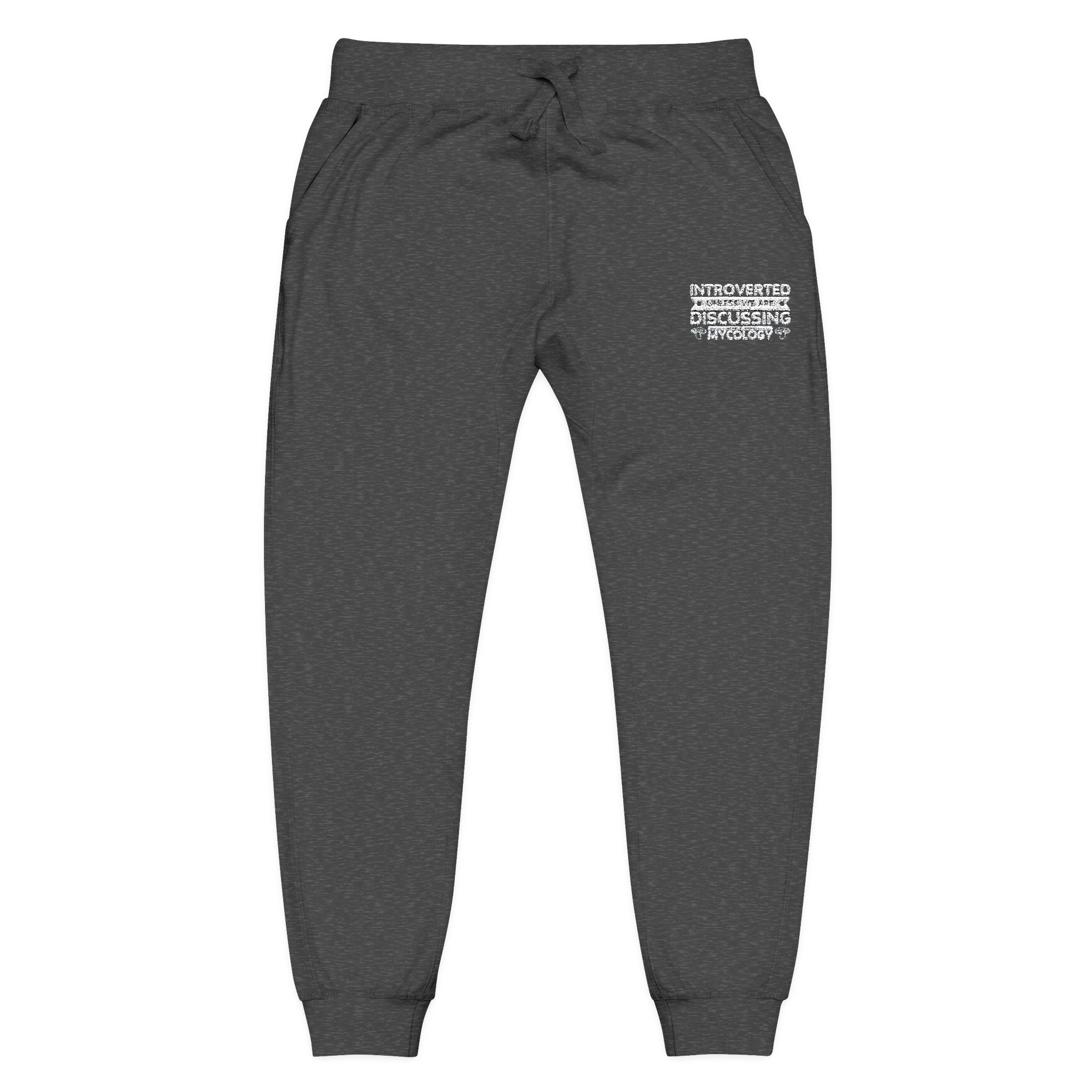 Embroidered Introverted — Cozy MK Fleece Joggers - Image 34