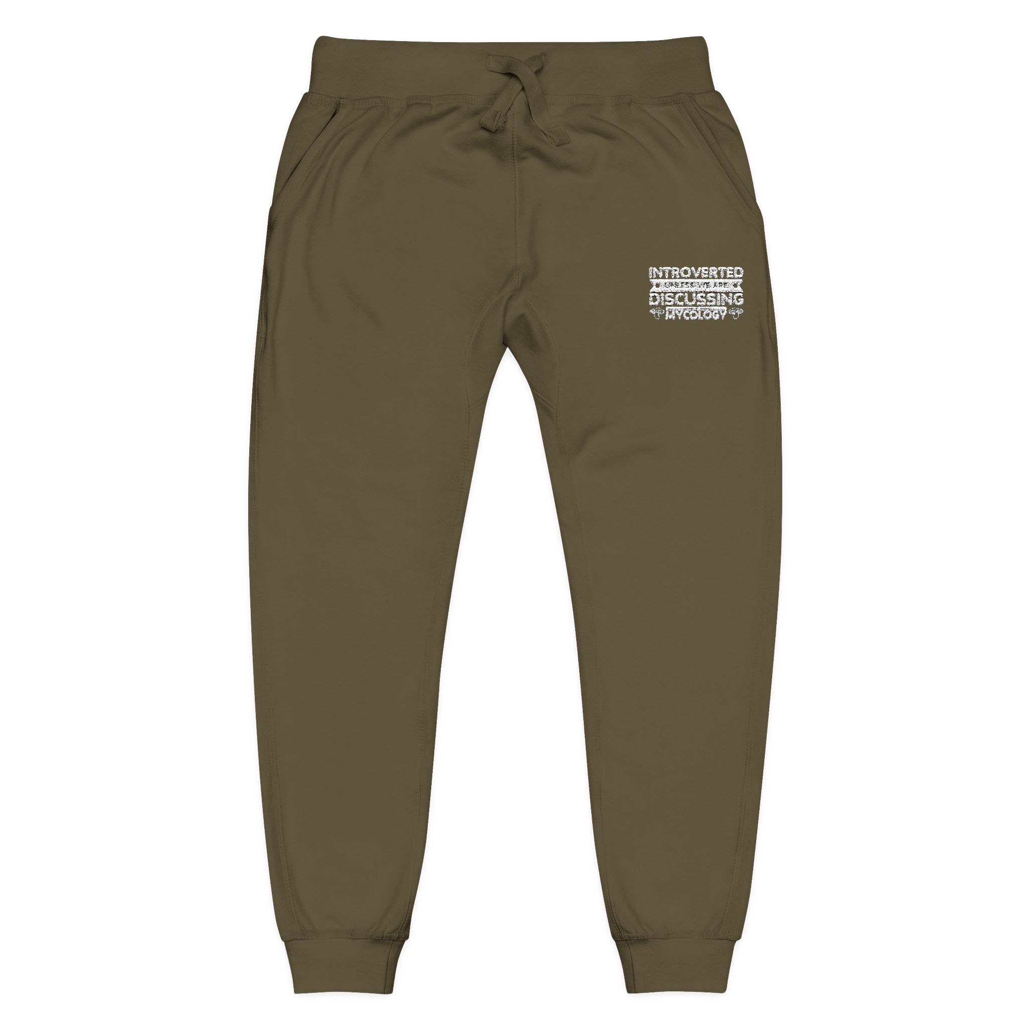 Embroidered Introverted — Cozy MK Fleece Joggers - Image 10