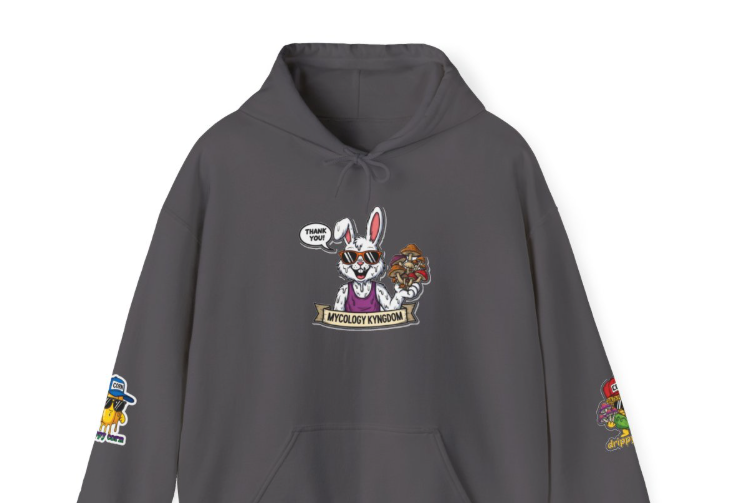Mycology Kyngdom Hoodie - Charcoal